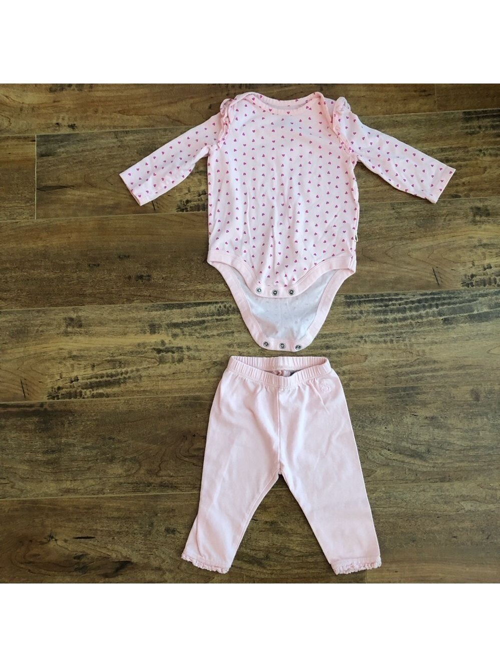 GAP Baby Organic Cotton Mix and Match Printed Bodysuit and Leggings 2-Piece 3-6M